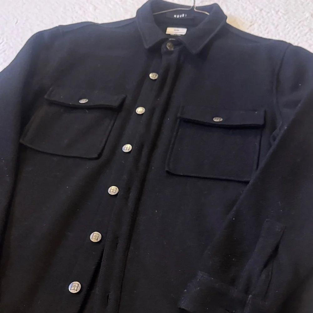 Ksubi Men's Dark Jacket with Button Details - Picture 2 of 8